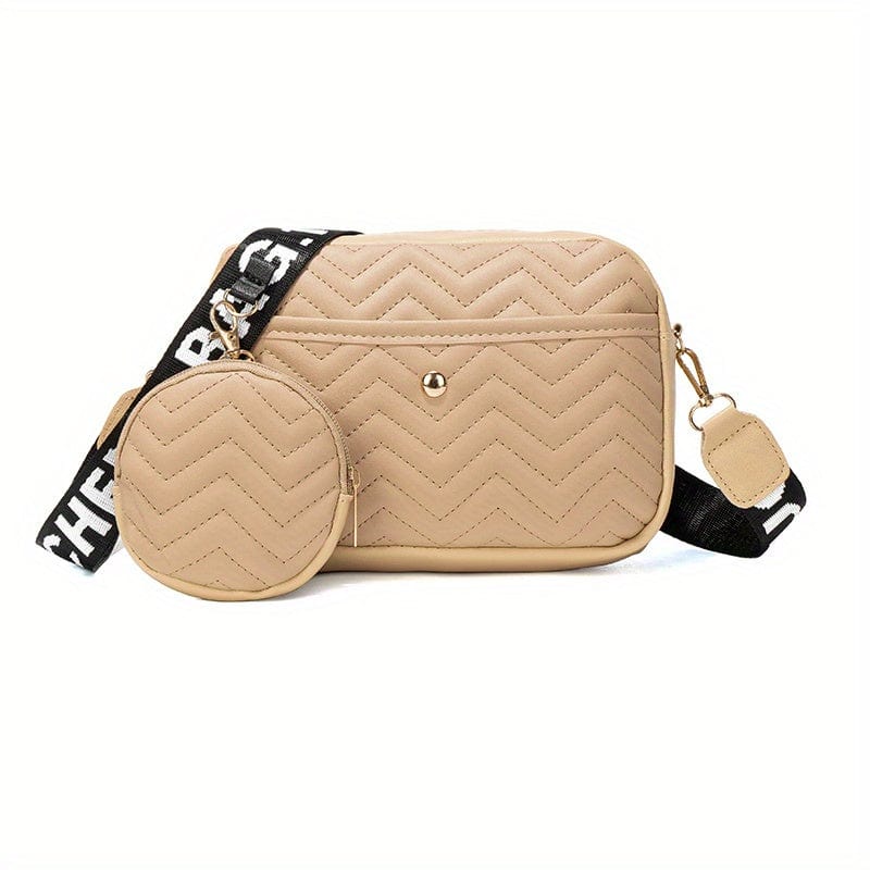 Lively® Sac à bandoulière matelassé avec porte-monnaie